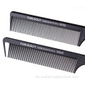 Teasing Pin Tail Comb aus Kohlefaser-Edelstahl